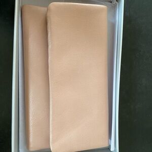 Status Anxiety Blush Leather Long Wallet